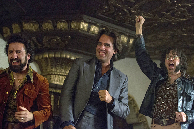 Max Casella, Bobby Cannavale  and P.J. Byrne in "Vinyl" (HBO)