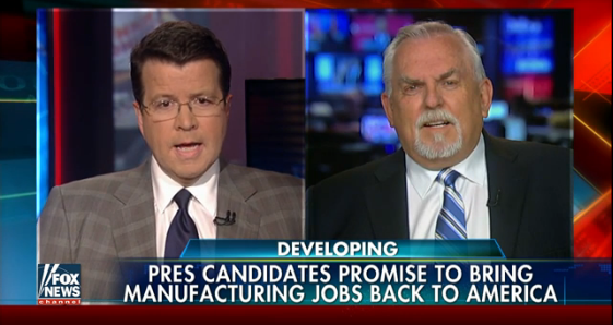 Neil Cavuto and John Ratzenberger