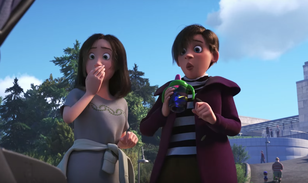 These characters in the "Finding Dory" trailer fueled speculation that the film will be Pixar's first to depict a lesbian couple. (Disney Pixar)