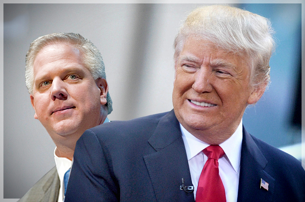 Glenn Beck, Donald Trump (AP/Reuters/Chris Keane/Dennis Van Tine/Photo montage by Salon)