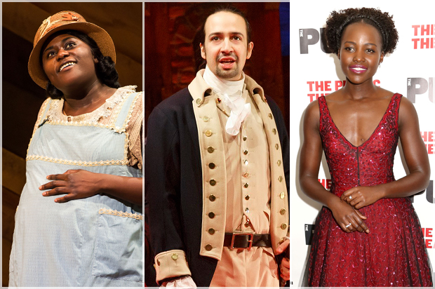 Danielle Brooks, Lin-Manuel Miranda, Lupita Nyong'o (Matthew Murphy/Atlantic Records/AP/Greg Allen)