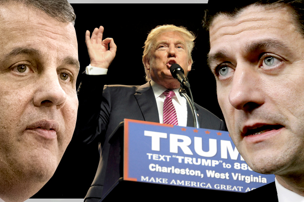 Chris Christie, Donald Trump, Paul Ryan (Reuters/Andrew Kelly/Chris Tilley/Jonathan Ernst/Photo montage by Salon)