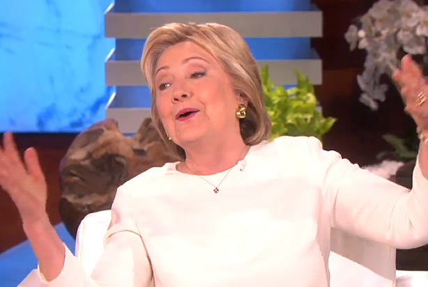 Hillary Clinton (Credit: EllenTube)