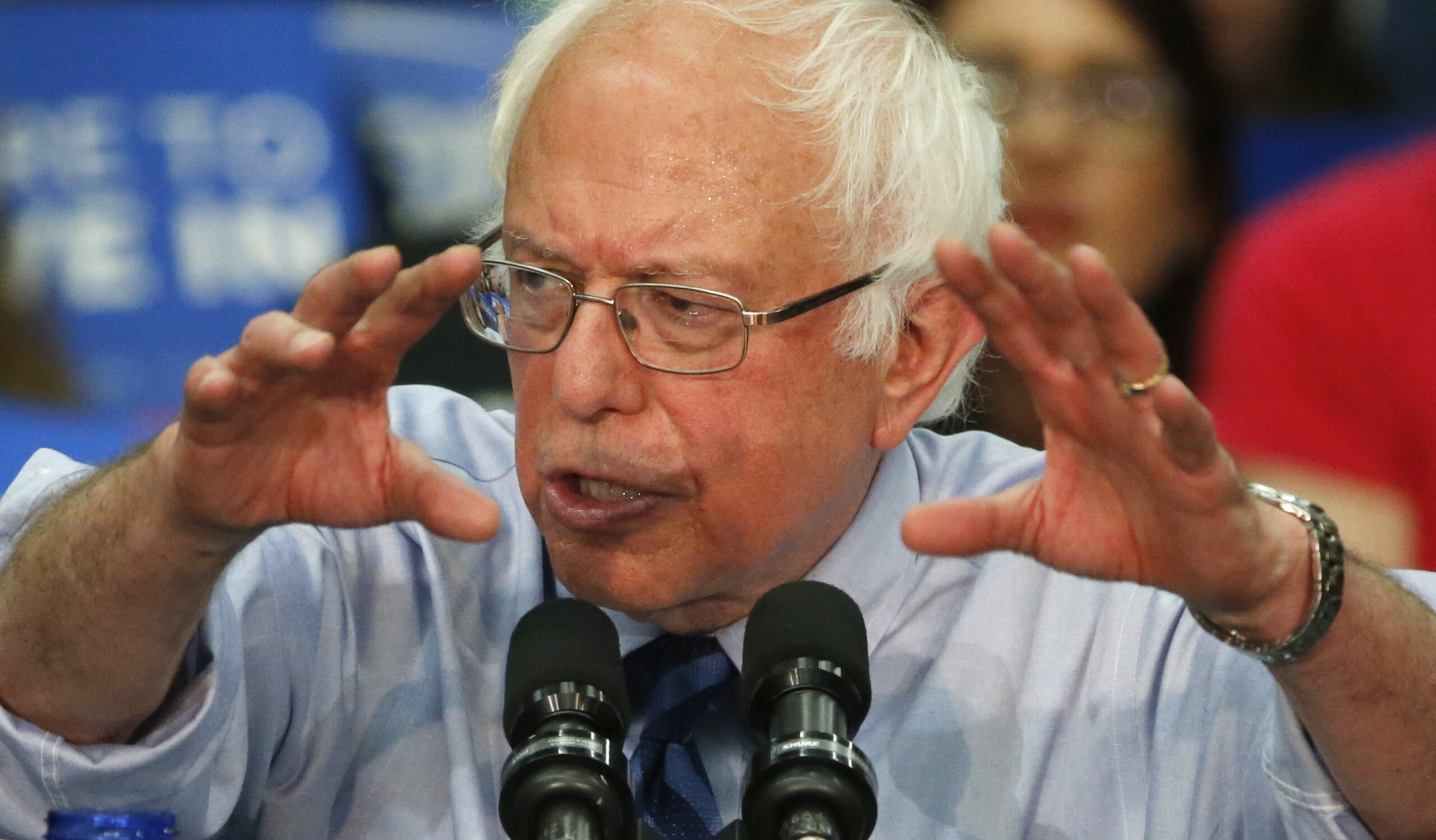 Democratic presidential candidate, Sen. Bernie Sanders, I-Vt, speaks during a campaign event Sunday, May 1, 2016, in South Bend, Ind. (AP Photo/Charles Rex Arbogast) (AP)