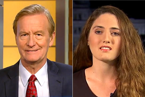 Steve Doocy, Regis Giles (Credit: Fox News)