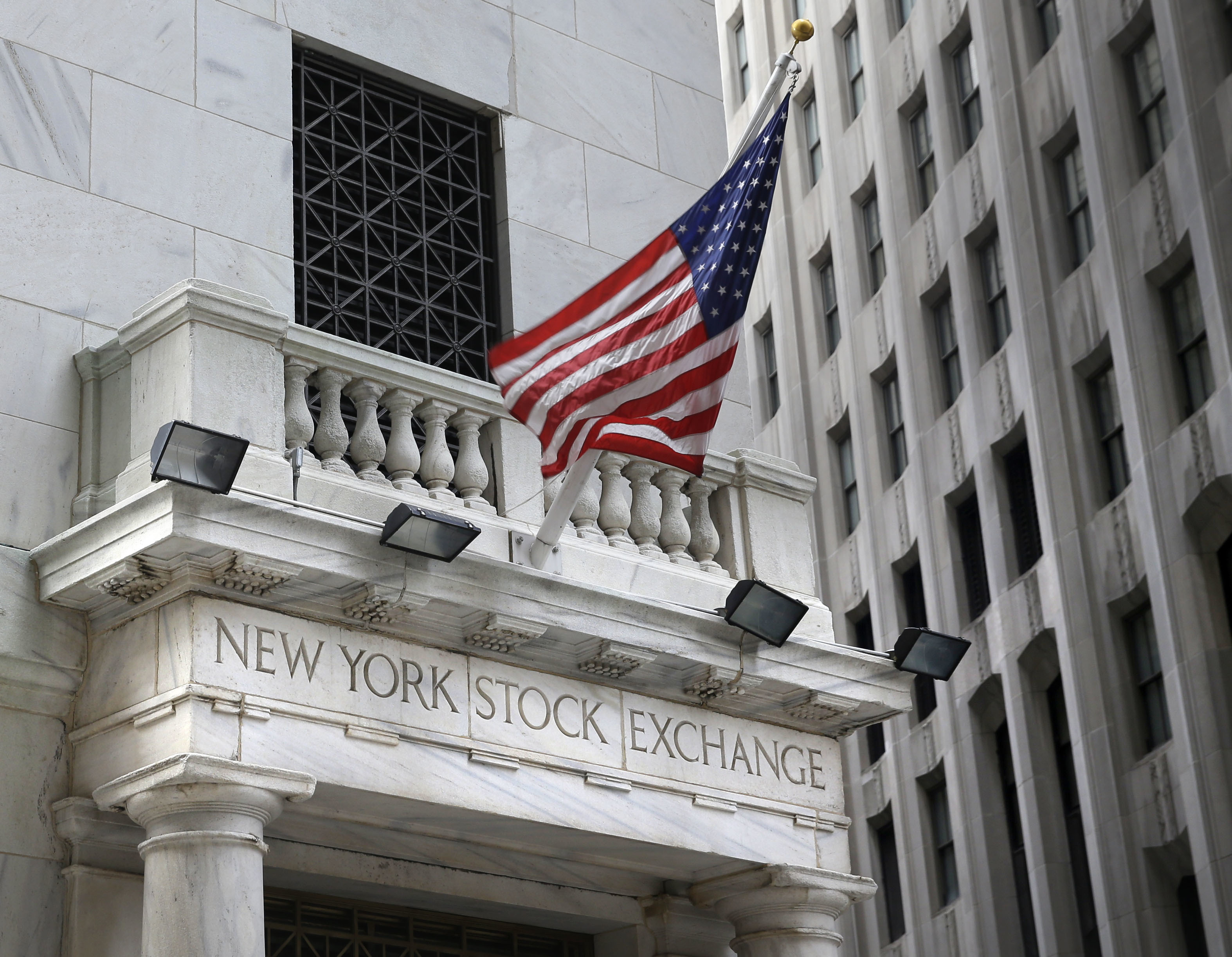 FILE - This Monday, Aug. 24, 2015, file photo shows the New York Stock Exchange. Global stocks recovered their poise Thursday, May 5, 2016, following an unconvincing start to the month, as investors became cautious ahead of U.S. jobs data that could go a long way to determining whether the Federal Reserve raises interest rates in June. (AP Photo/Seth Wenig, File) (AP)