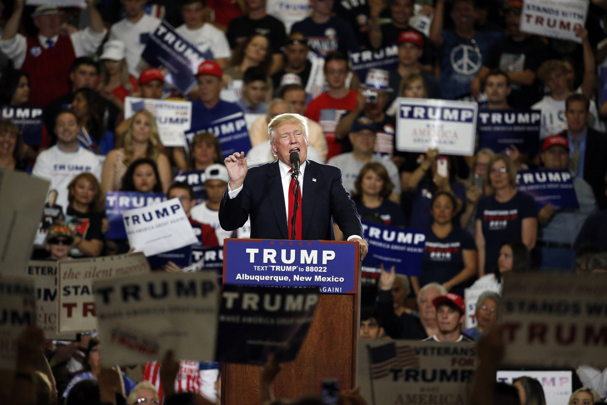 Trump back to racist rhetoric: After New Mexico rally gets violent, he ...
