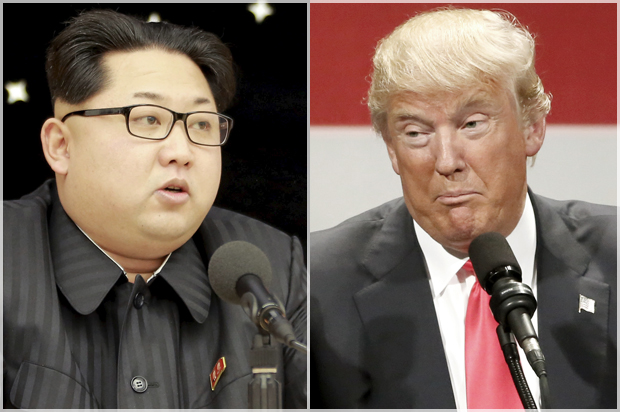 Kim Jong Un, Donald Trump (Reuters/Ap/Charles Rex Arbogast)