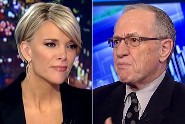 Megyn Kelly, Alan Dershowitz (Credit: Fox News)