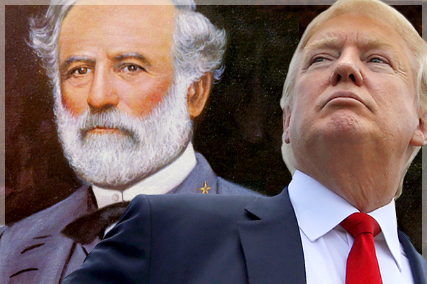 Robert E. Lee, Donald Trump (Reuters/Jonathan Ernst/Wikimedia/Salon)