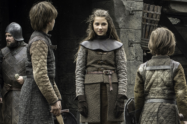 Cordelia Hill as young Lyanna Stark in "Game of Thrones" (HBO)