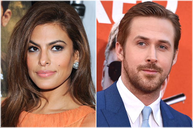 Eva Mendes, Ryan Gosling (AP/Evan Agostini/Jordan Strauss)