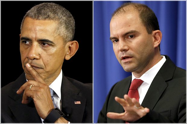 Barack Obama, Ben Rhodes (Reuters/Kevin Lamarque)