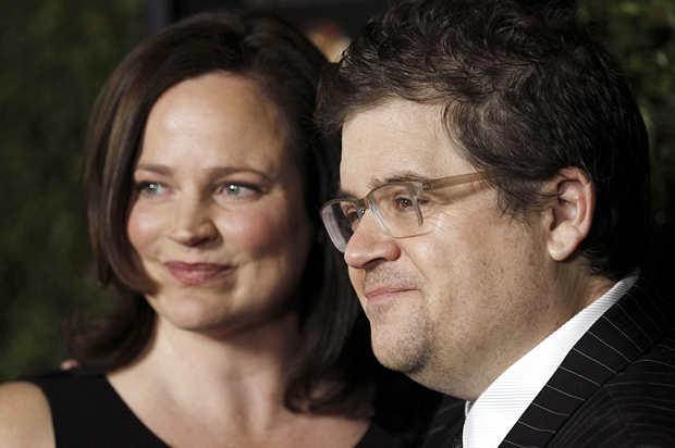 Michelle McNamara and Patton Oswalt, pictured in 2011. (AP/Matt Sayles)