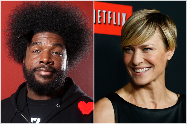 Questlove, Robin Wright (AP/Carlo Allegri/AP/Mario Anzuoni)