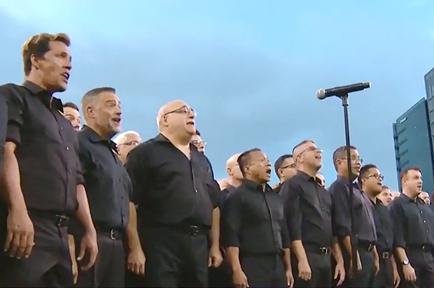 The San Diego Gay Men's Chorus, performing in 2015. (CBS News)