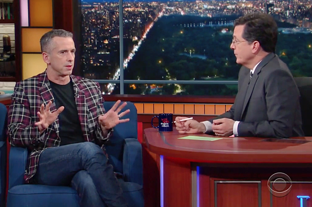 Dan Savage on "The Late Show with Stephen Colbert" (CBS)