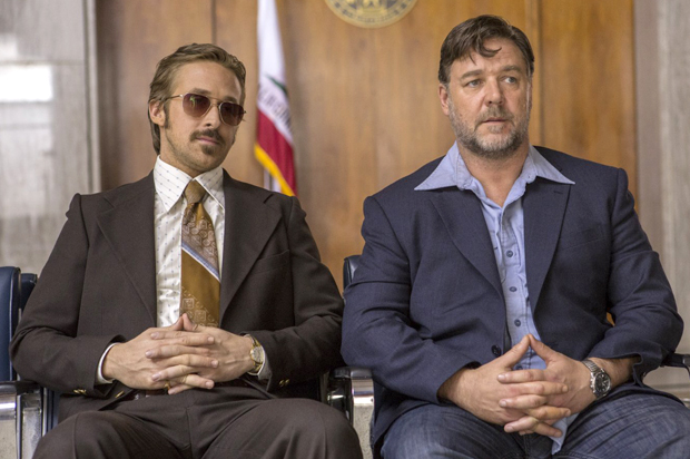 Ryan Gosling and Russell Crowe in "The Nice Guys" (Warner Bros. Entertainment)