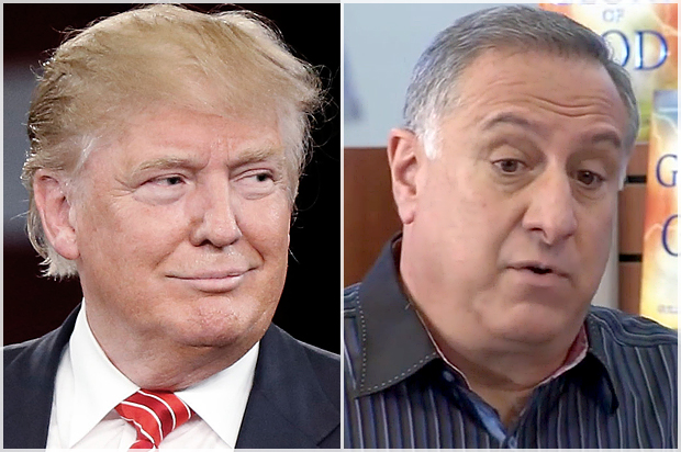 Donald Trump, Frank Amedia (AP/Gerald Herbert/YouTube/RWW Blog)