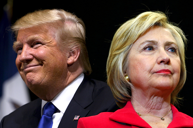 Donald Trump, Hillary Clinton (Reuters/Rick Wilking/Aaron Bernstein/Photo montage by Salon)