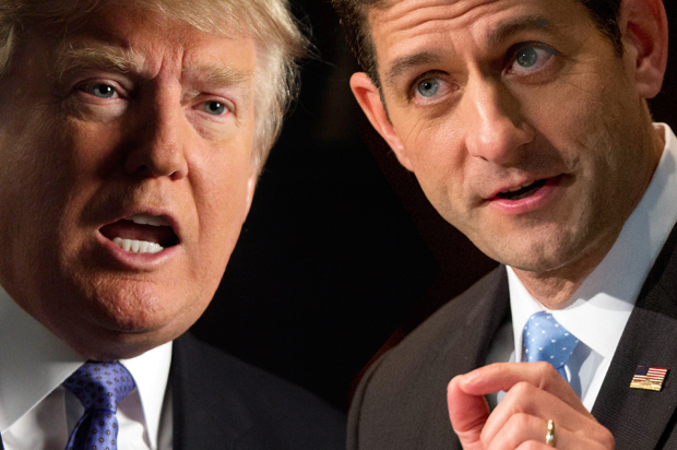 Paul Ryan, Donald Trump (AP/Richard Drew/Andrew Harnik/Photo montage by Salon)