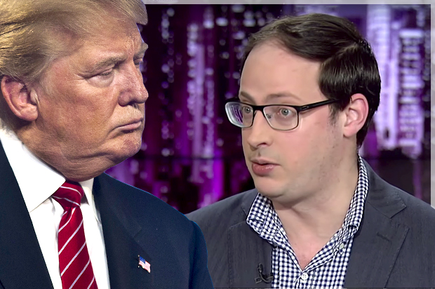 Donald Trump, Nate Silver (Reuters/L.E. Baskow/MSNBC/Photo montage by Salon)