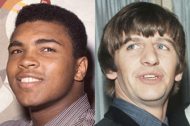 Muhammad Ali, Ringo Starr (AP)
