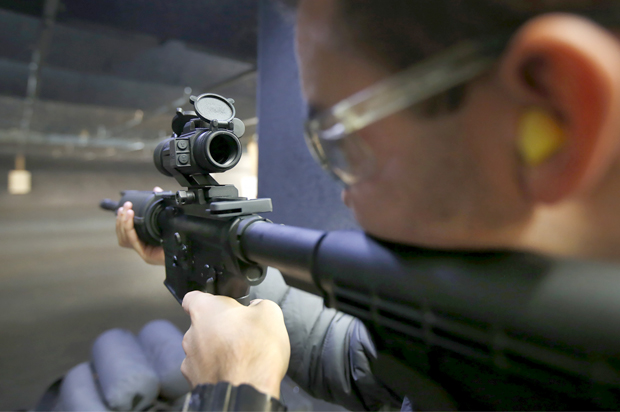 An AR-15 assault rifle. (Reuters/George Frey)