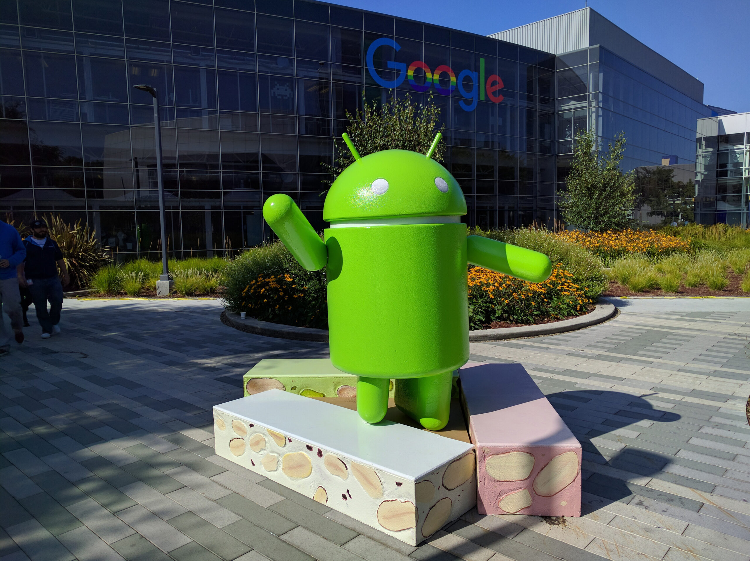 Android Nougat Statue (AP)
