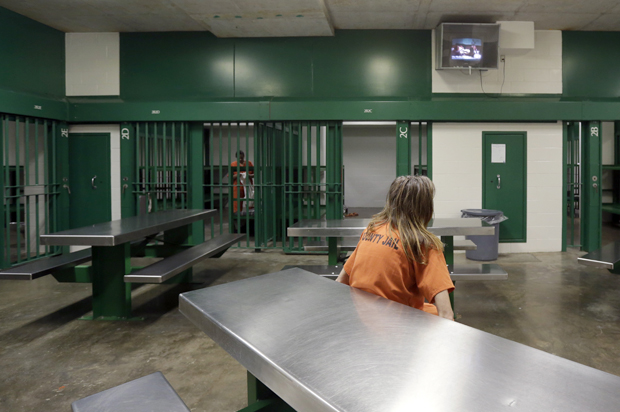 The Harris County Jail in Houston. (AP/Eric Gay)