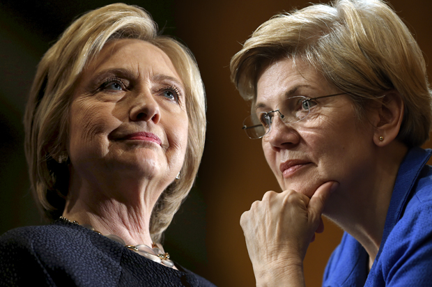 Hillary Clinton, Elizabeth Warren (Reuters/Stephen Lam/AP/Susan Walsh/Photo montage by Salon)