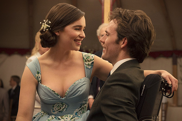 Emilia Clarke and Sam Claflin in "Me Before You" (New Line Cinema)