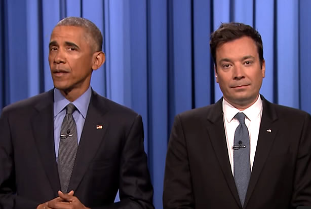 Barack Obama, Jimmy Fallon (Credit: NBC)