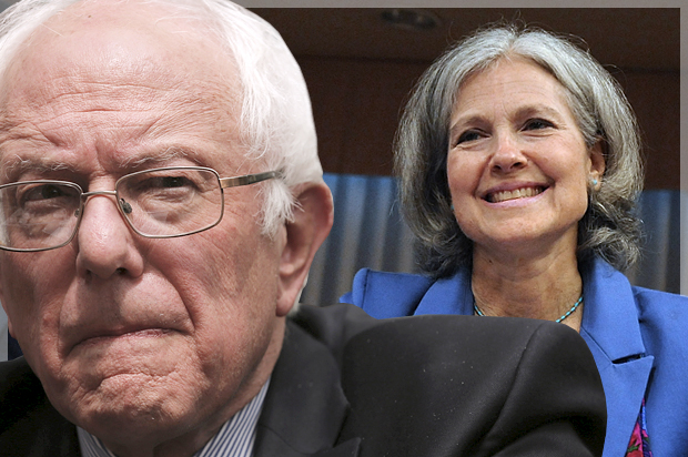 Bernie Sanders, Jill Stein (Reuters/Lucas Jackson/Jonathan Ernst/Photo montage by Salon)