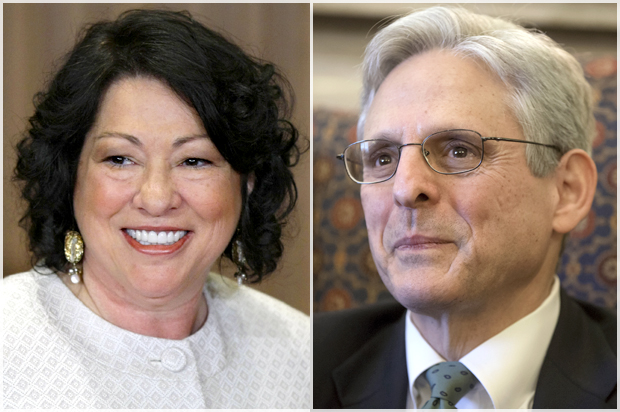 Sonia Sotomayor, Merrick Garland (AP/J. Scott Applewhite)