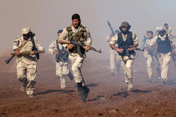 Rebel fighters in Deraa Governorate, Syria, June 19, 2016. (Reuters/Alaa Al-Faqir)