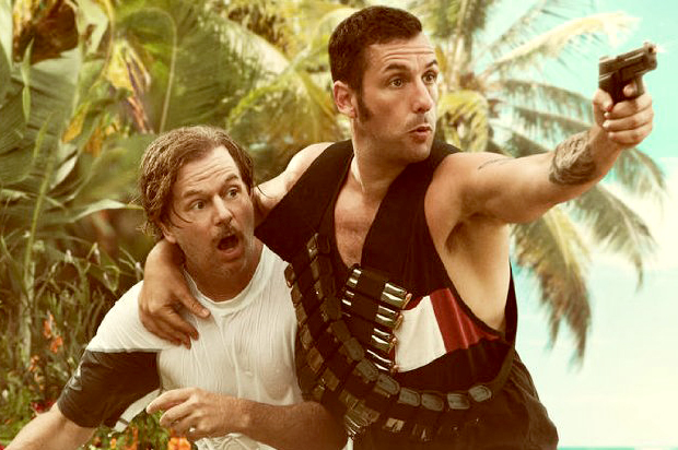 David Spade and Adam Sandler in "The Do-Over" (Netflix)