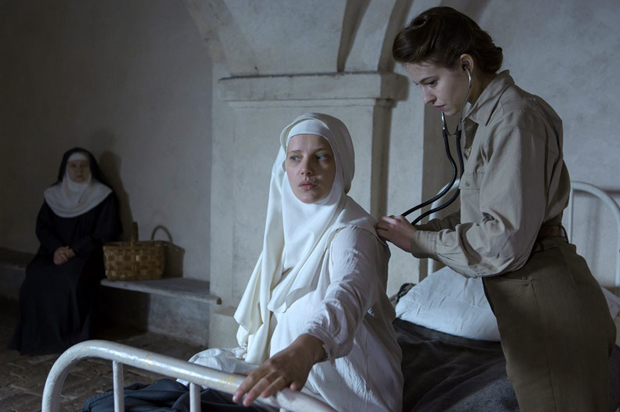 Agata Kulesza, Joanna Kulig, and Lou de Laâge in "The Innocents" (Aeroplan Film)