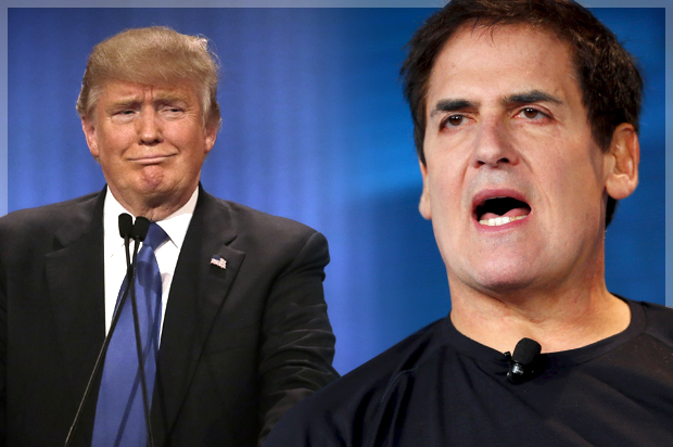 Donald Trump, Mark Cuban (AP/Carlos Osorio/Reuters/Mike Blake/Photo montage by Salon)