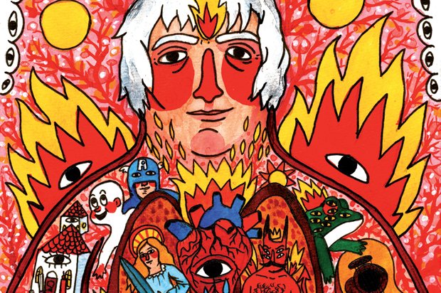 Cover detail of "The Incantations of Daniel Johnston" (Two Dollar Radio)