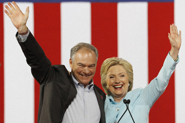 Tim Kaine, Hillary Clinton (Reuters/Scott Audette)