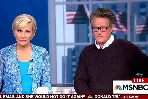 Mika Brzezinski, Joe Scarborough (Credit: MSNBC)