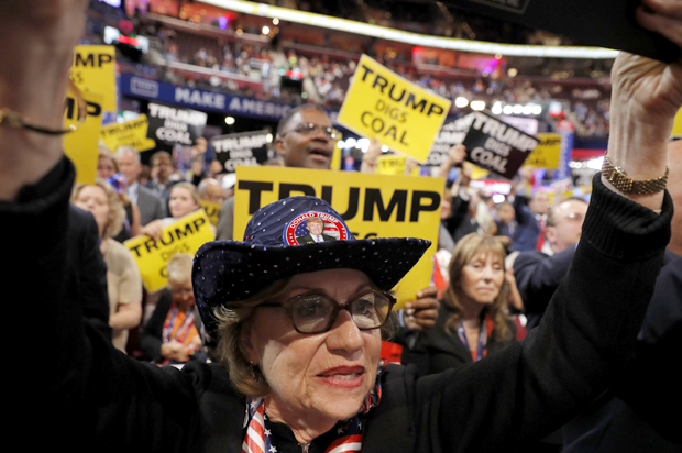 The Republican National Convention in Cleveland, July 19, 2016. (Reuters/Brian Snyder)
