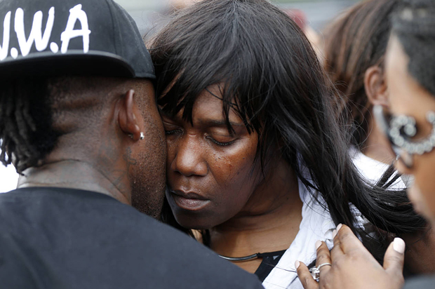 Sandra Sterling, aunt of Alton Sterling, in Baton Rouge, La., July 6, 2016. (AP/Gerald Herbert)