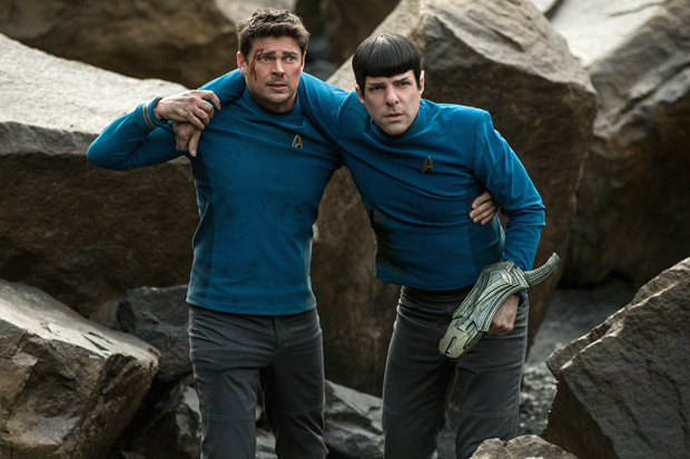Karl Urban and Zachary Quinto and in "Star Trek Beyond" (Paramount PIctures)