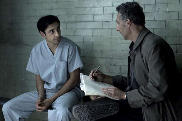 Riz Ahmed and John Turturro in "The Night Of" (HBO)