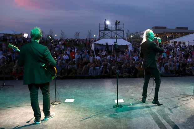 Three Dog Night at a Rock the Night kick off party on the sidelines of the Republican National Convention in Cleveland, July 17, 2016. (Reuters/Aaron Josefczyk)