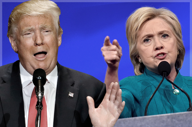 Donald Trump; Hillary Clinton (Reuters/Scott Audette/David Becker/Photo montage by Salon)