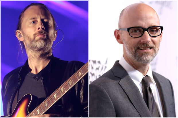 Thom Yorke; Moby (AP/John Davisson/AP/Rich Fury)