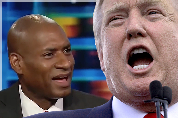 Charles Blow; Donald Trump (CNN/AP/Carolyn Kaster/Photo montage by Salon)